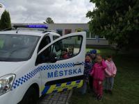 Bezpečná školka - návštěva Městské policie